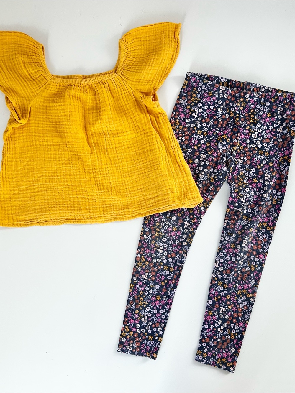 Jumping Beans Girls Floral Outfit Set